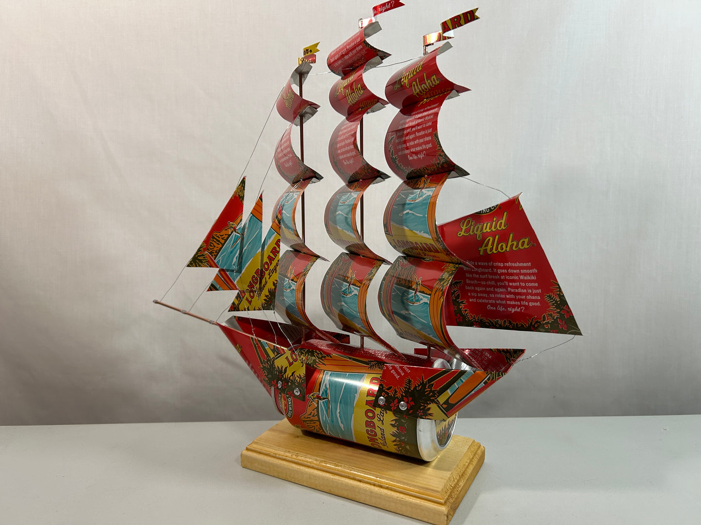 Kona Brewing Co Big Wave Longboard Beer Can Ship