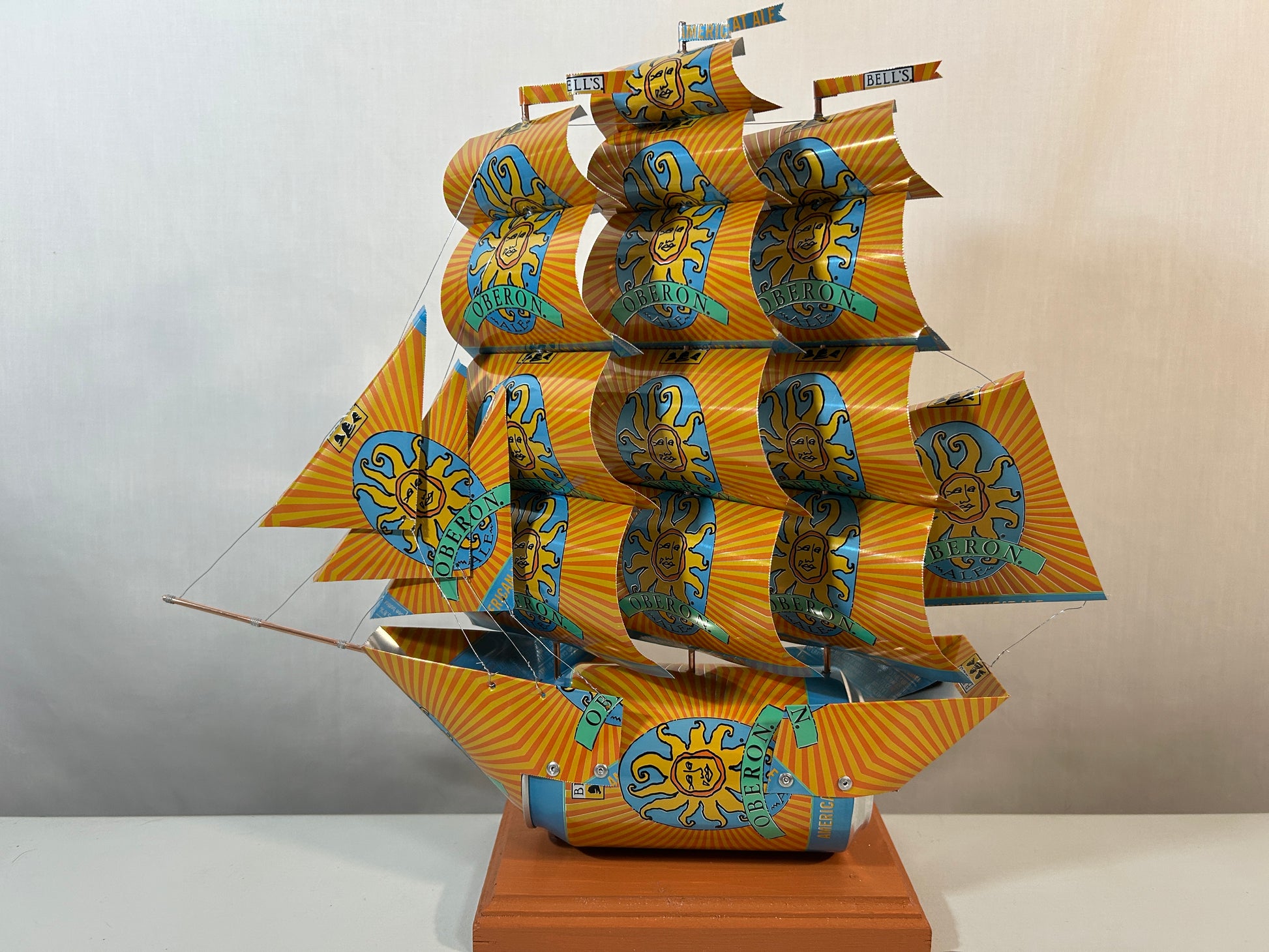 Bell's Oberon Ale Beer Can Ship