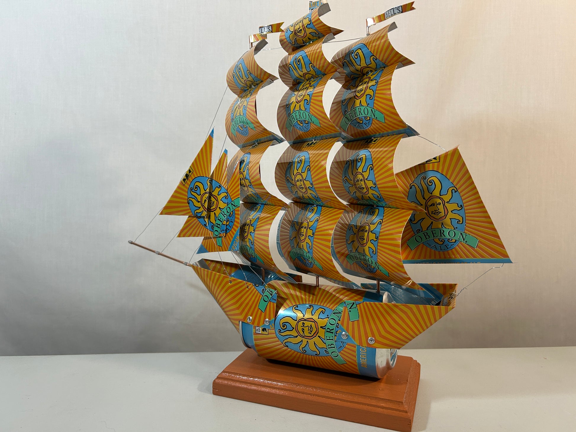 Bell's Oberon Ale Beer Can Ship