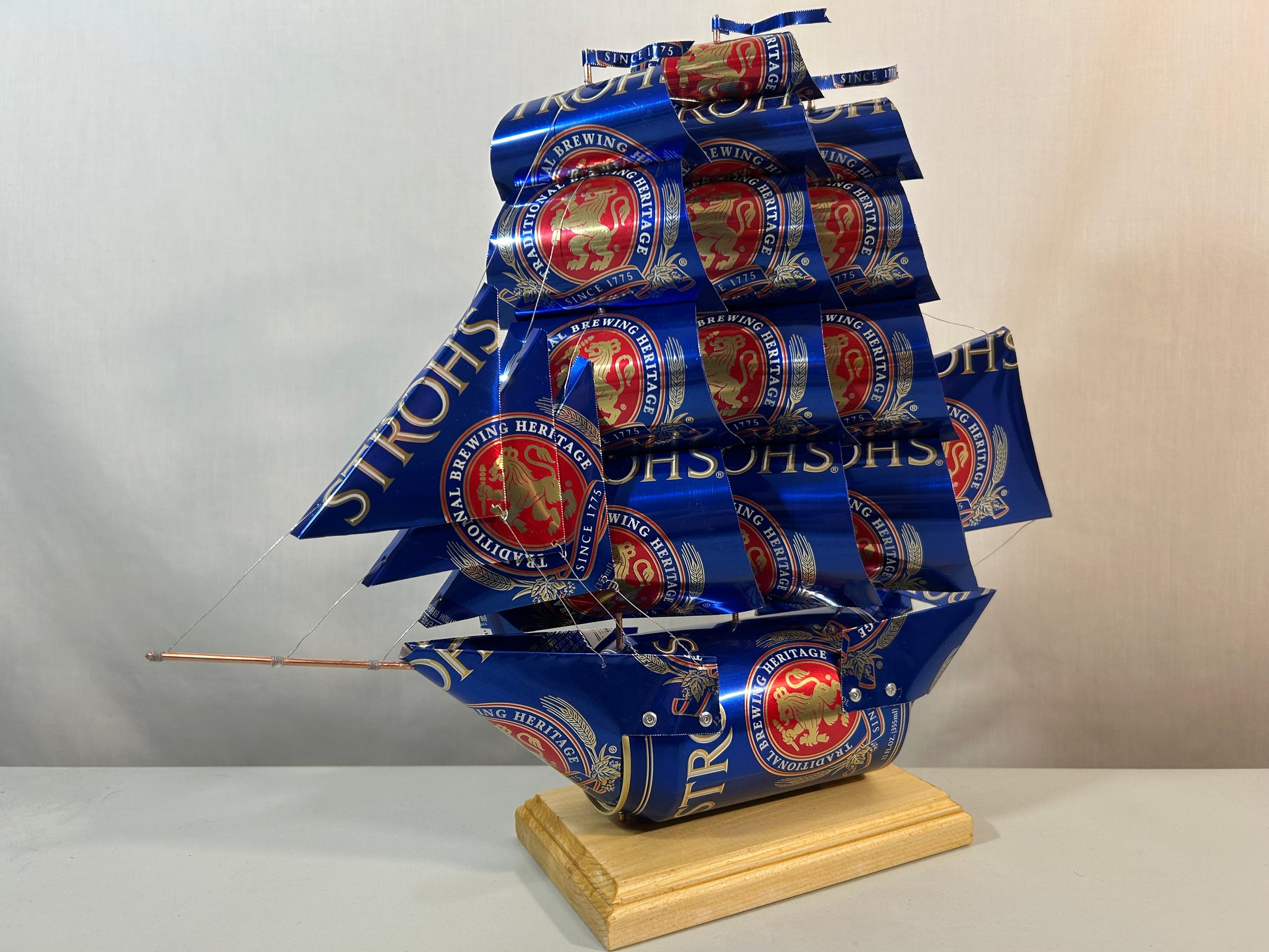 Stroh's Beer Can Ship