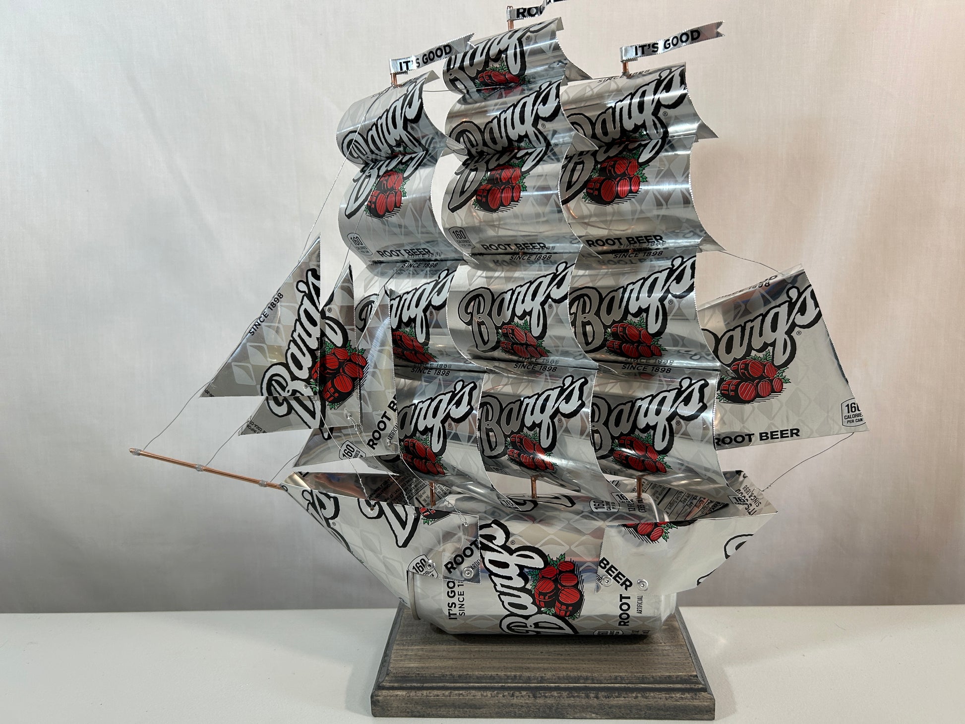 Barq's Root Beer Soda Can Ship