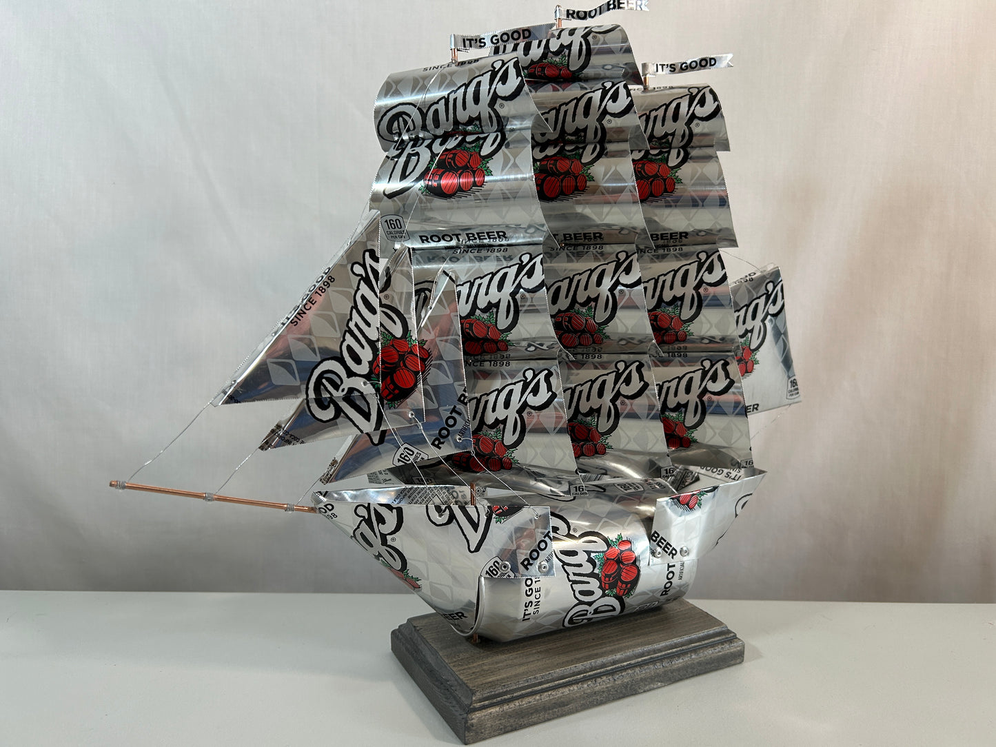 Barq's Root Beer Soda Can Ship