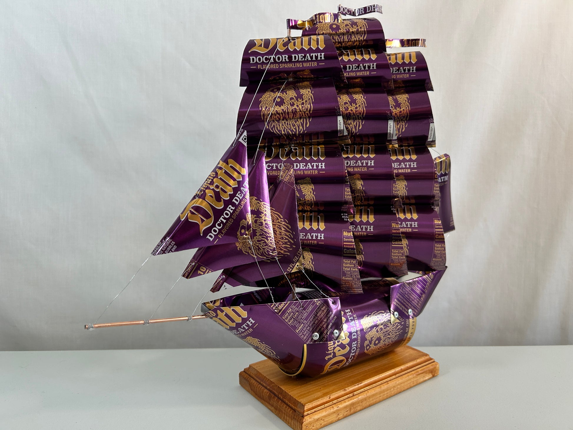 Liquid Death Doctor Death Sparkling Water Can Ship