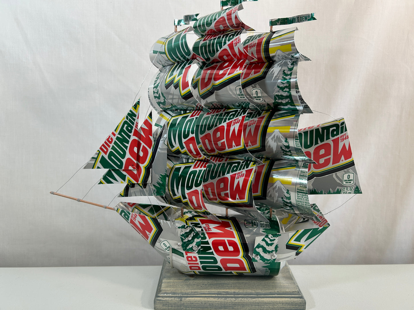 Mountain Dew Diet Soda Can Ship