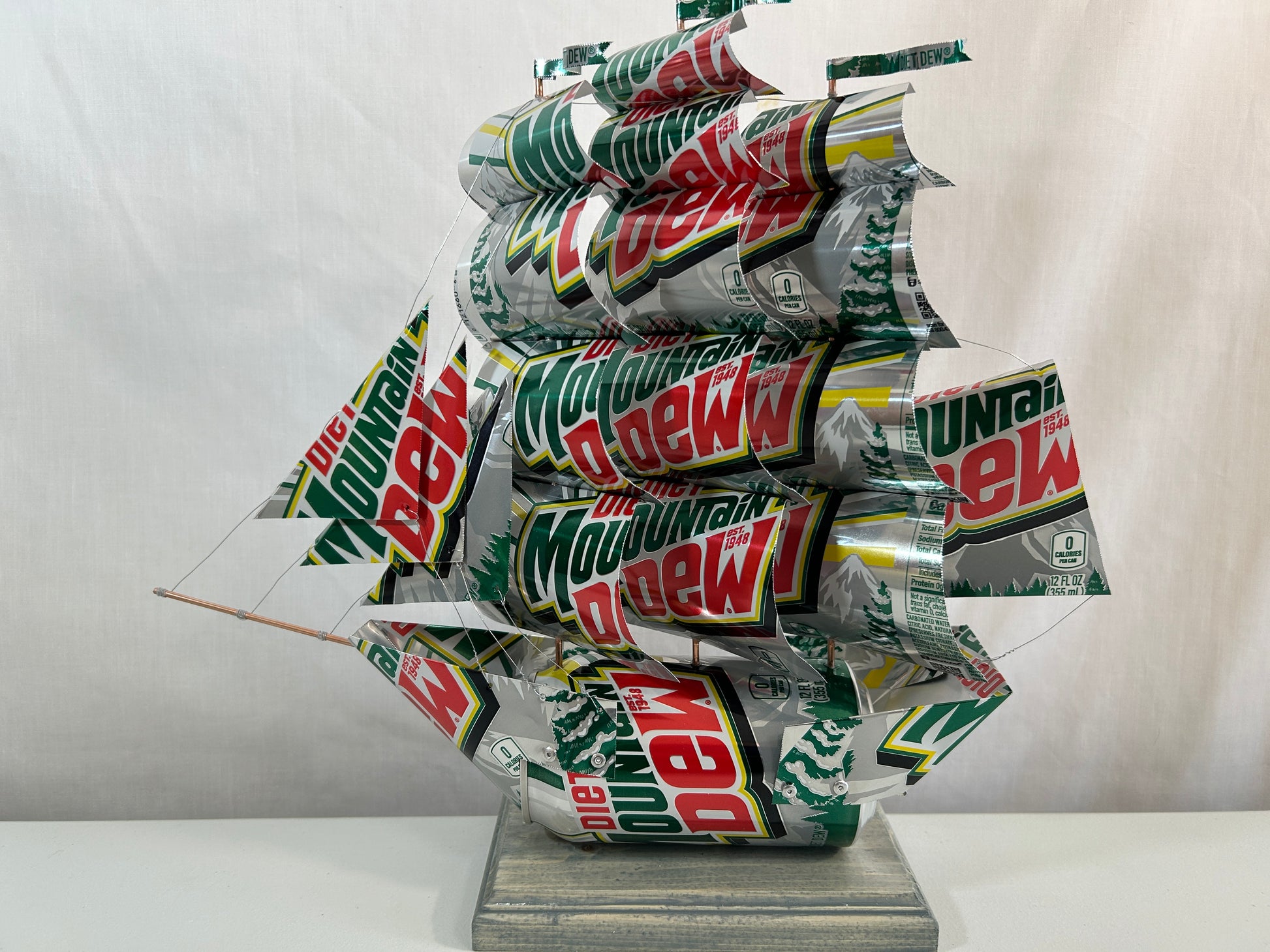 Mountain Dew Diet Soda Can Ship