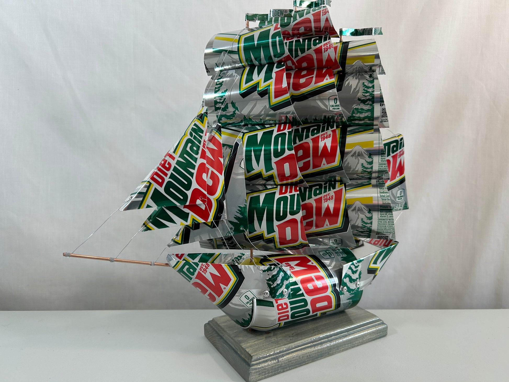 Mountain Dew Diet Soda Can Ship