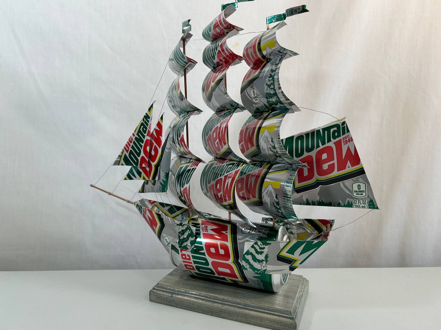 Mountain Dew Diet Soda Can Ship