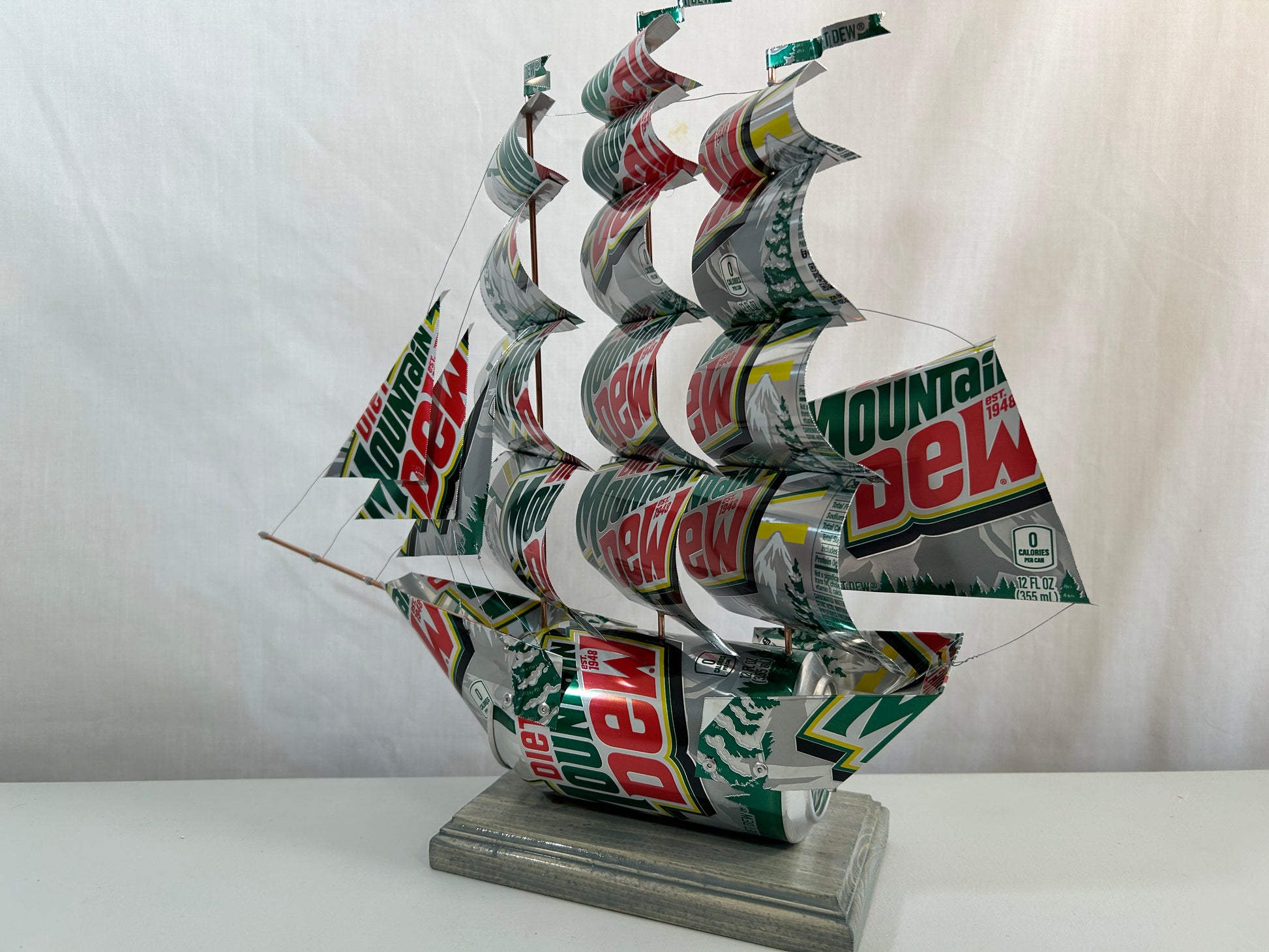 Mountain Dew Diet Soda Can Ship