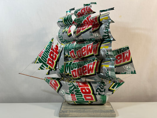 Mountain Dew Diet Soda Can Ship
