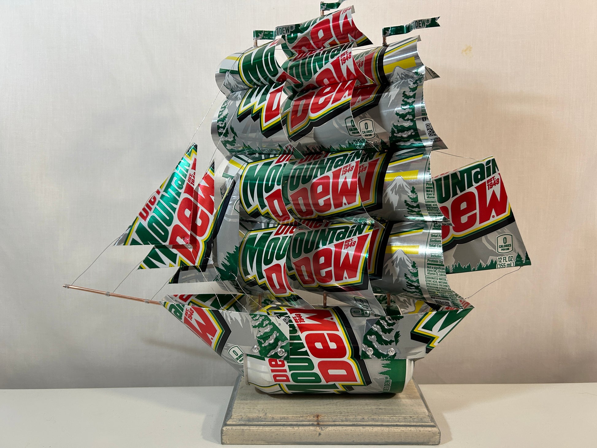 Mountain Dew Diet Soda Can Ship
