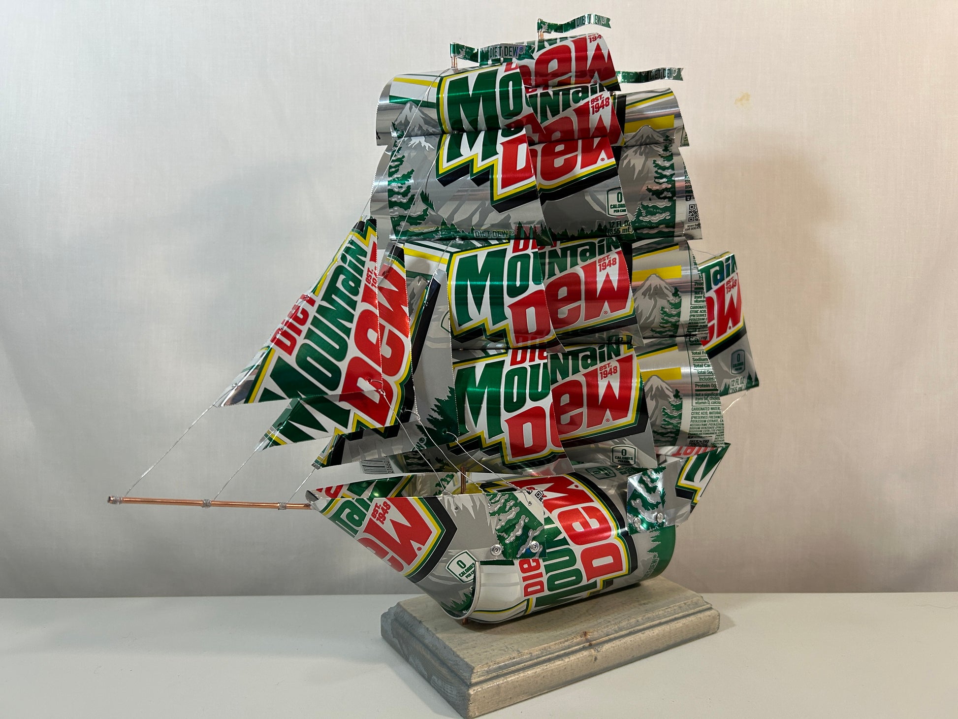 Mountain Dew Diet Soda Can Ship
