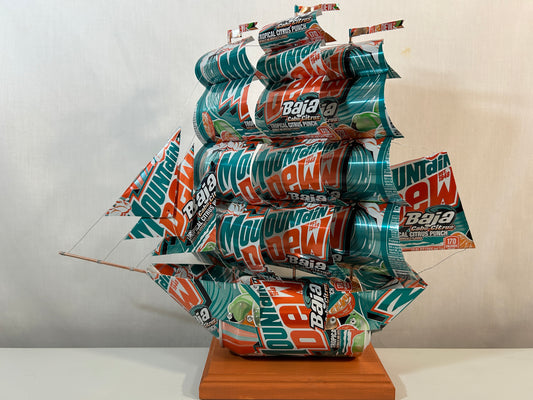 Mountain Dew Baja Cabo Citrus Soda Can Ship