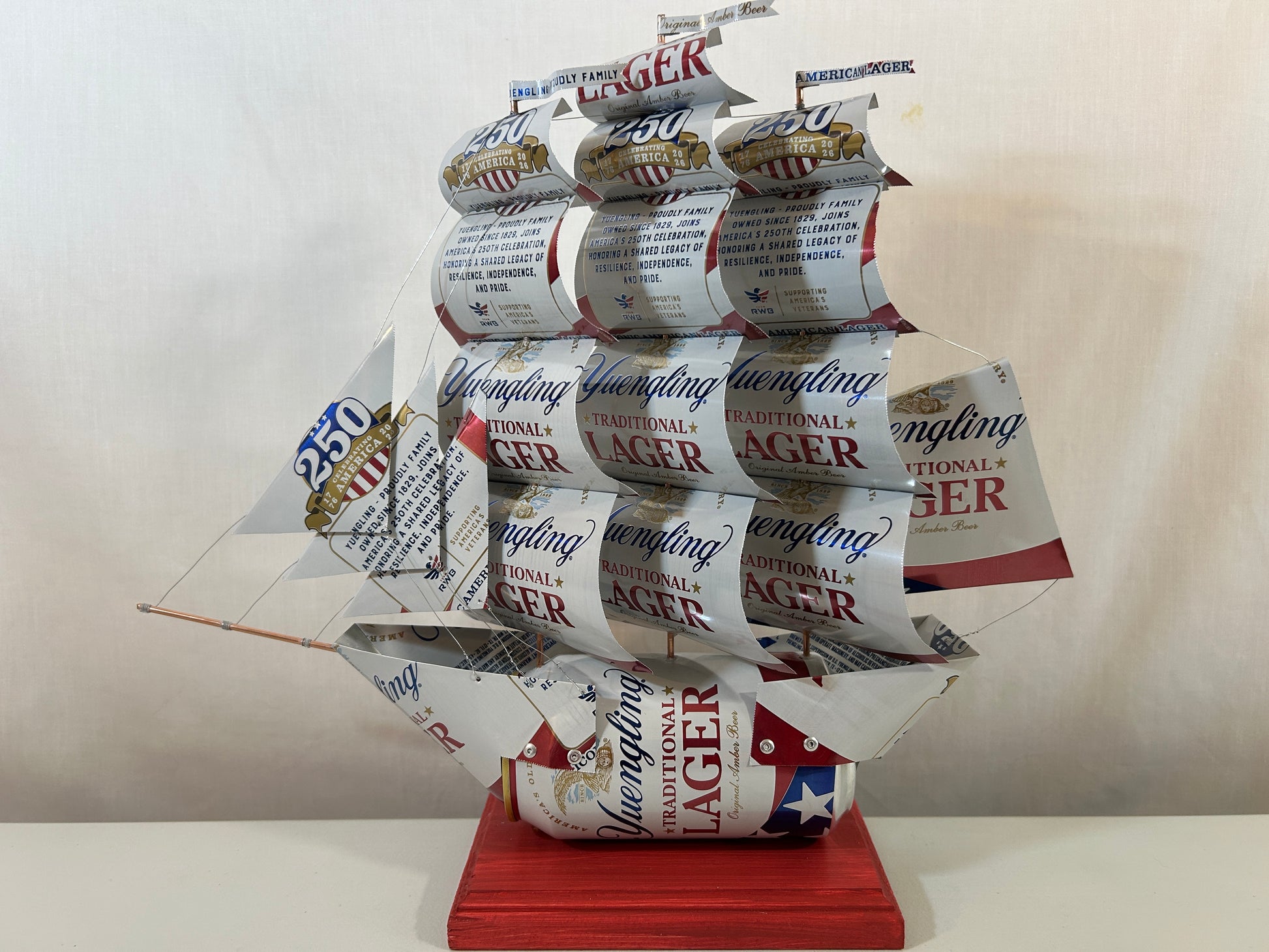 Yuengling Amber Lager Beer Can Ship