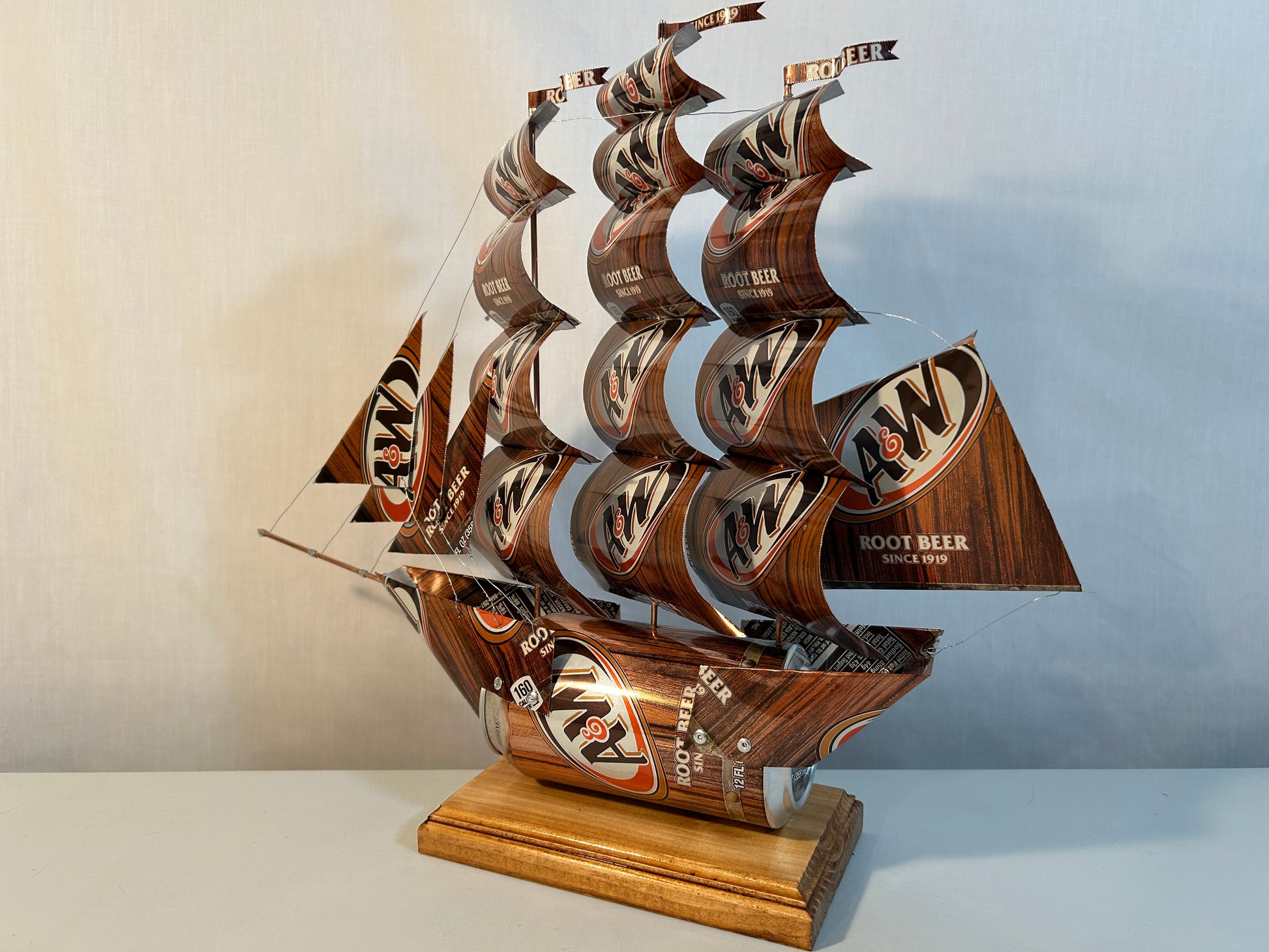 A&W Root Beer Soda Can Ship