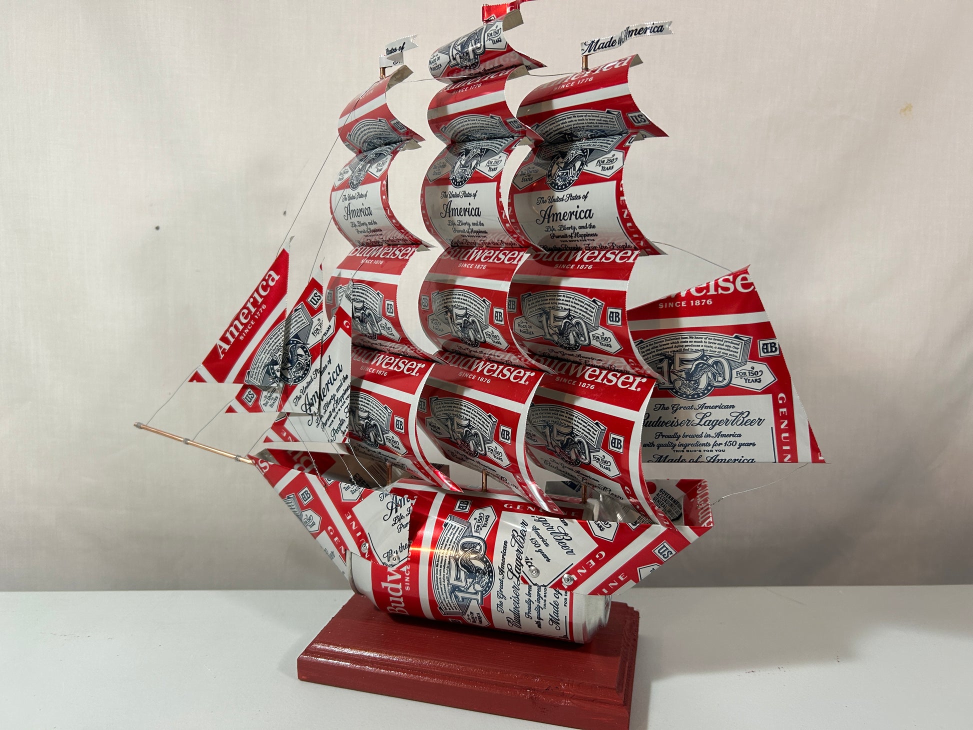 Anheuser Busch Budweiser America Beer Can Ship