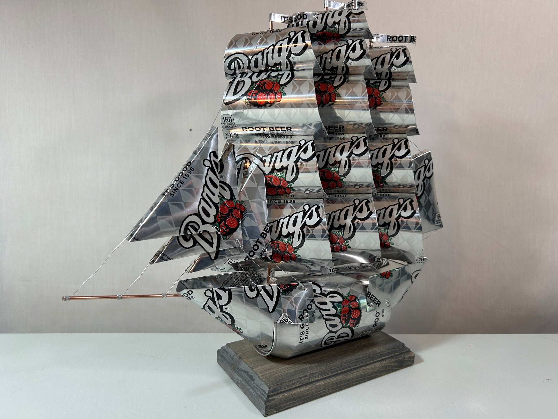 Barq's Root Beer Soda Can Ship