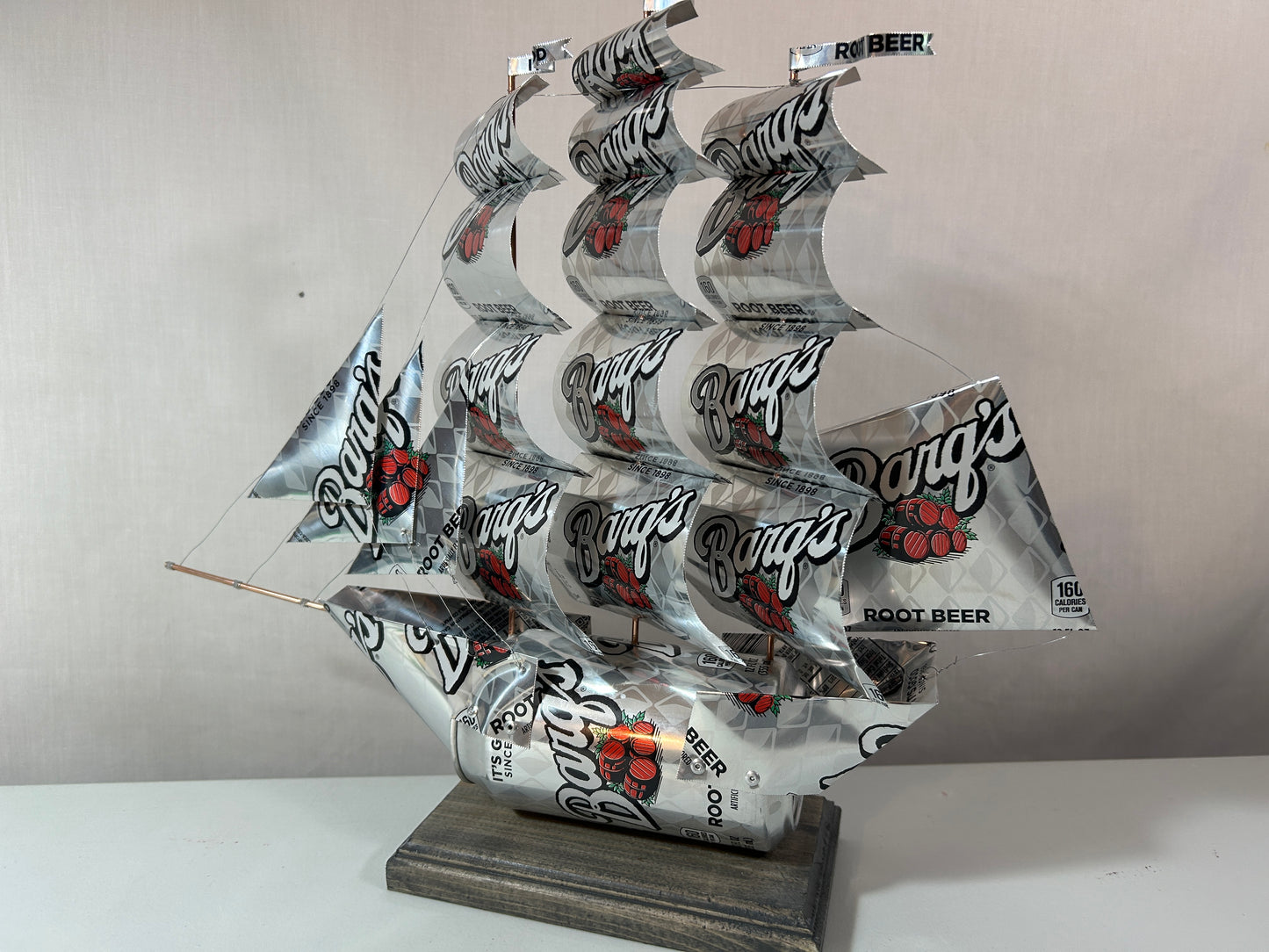Barq's Root Beer Soda Can Ship