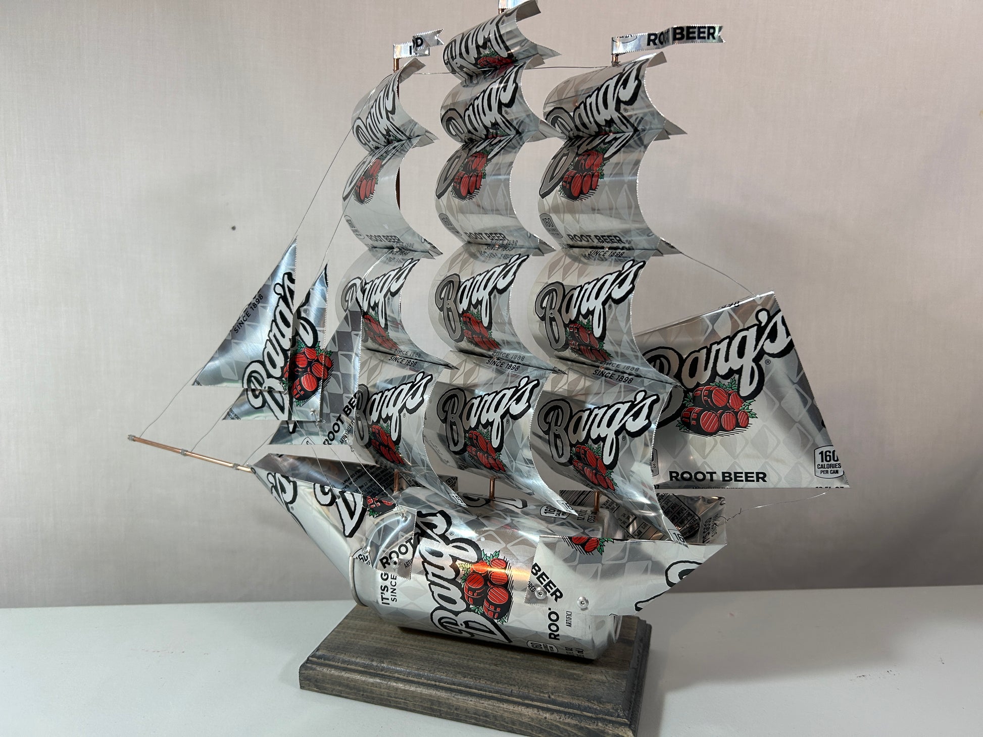 Barq's Root Beer Soda Can Ship