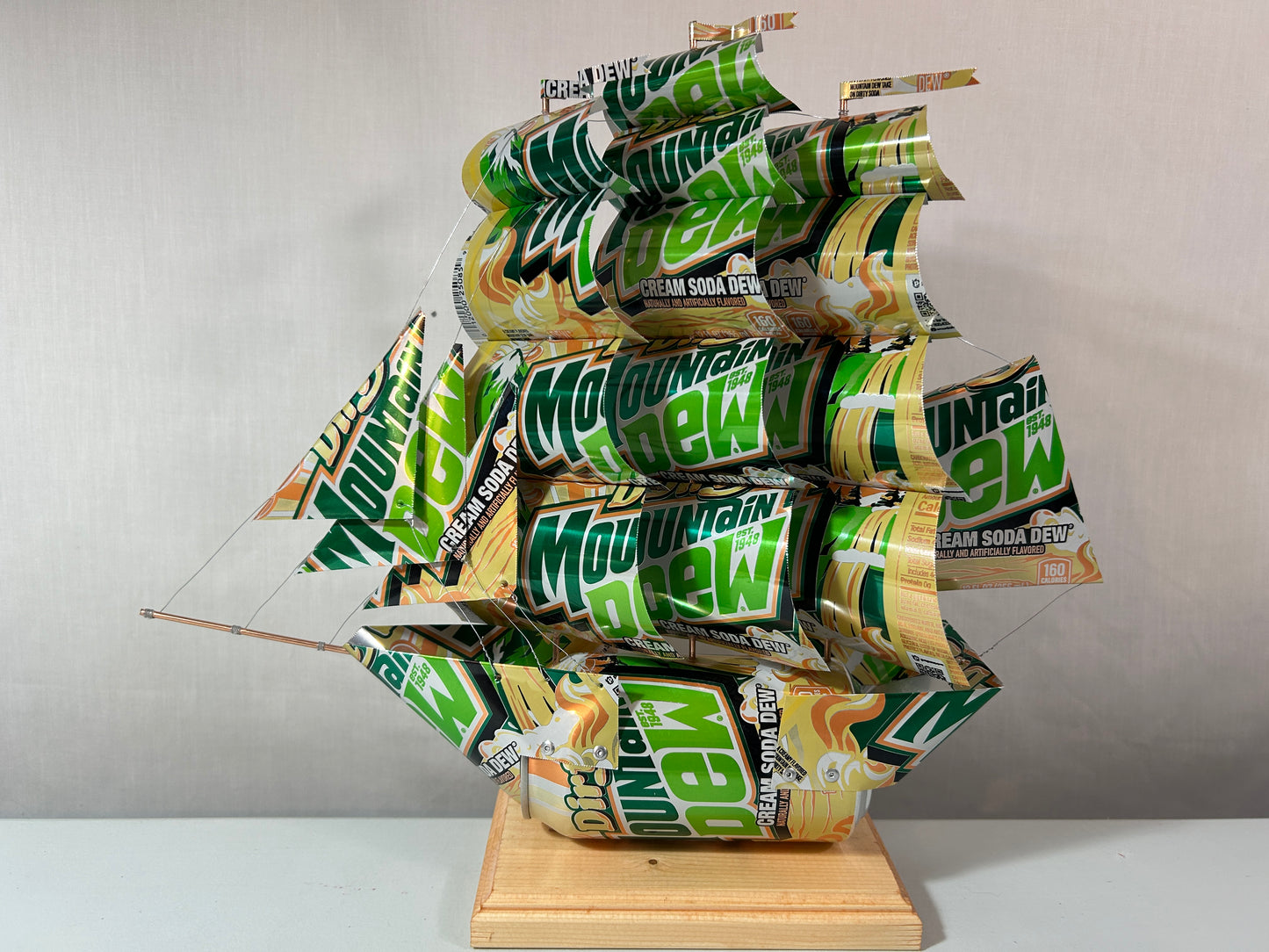 Mountain Dew Cream Soda Can Ship