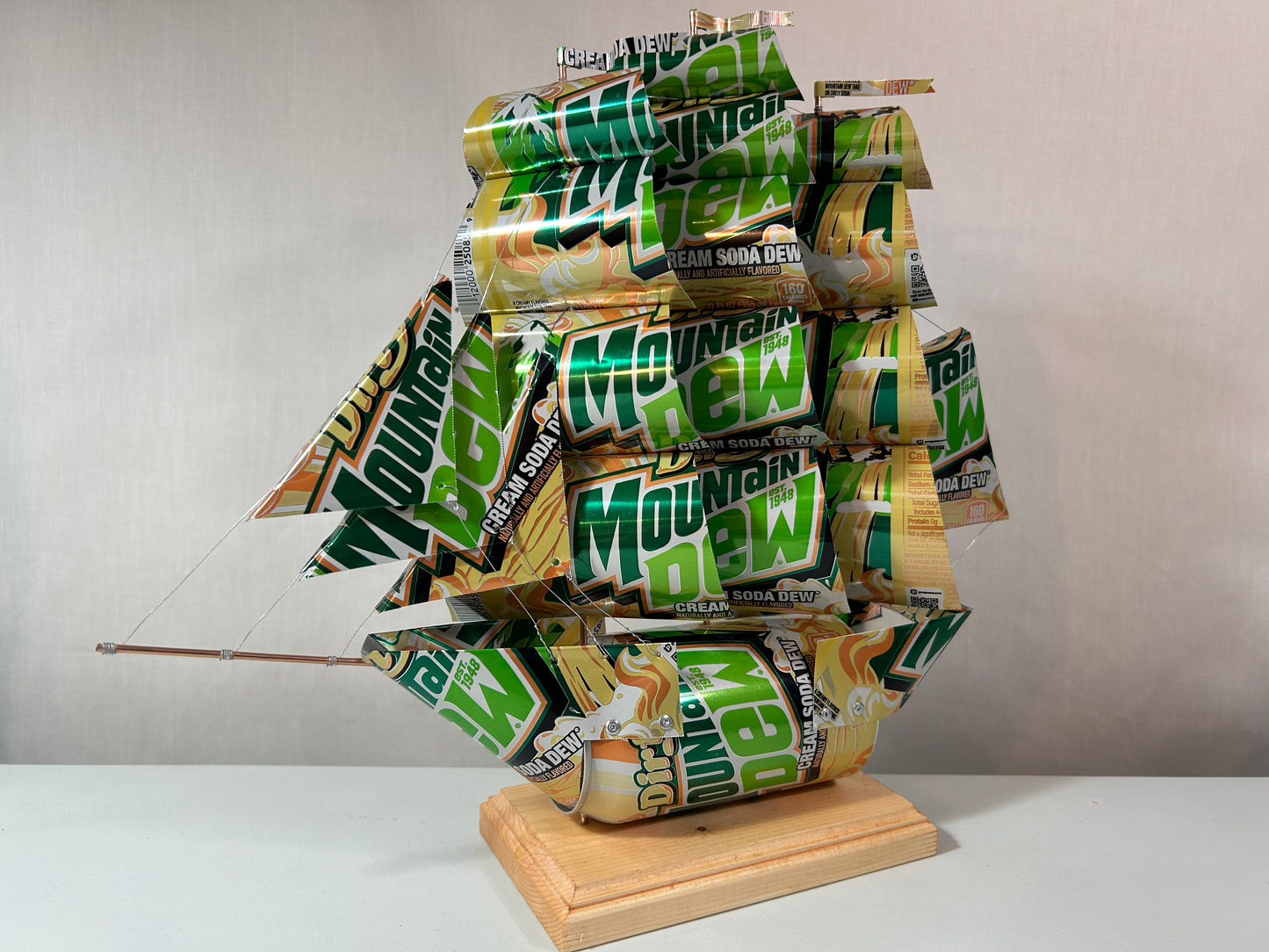 Mountain Dew Cream Soda Can Ship