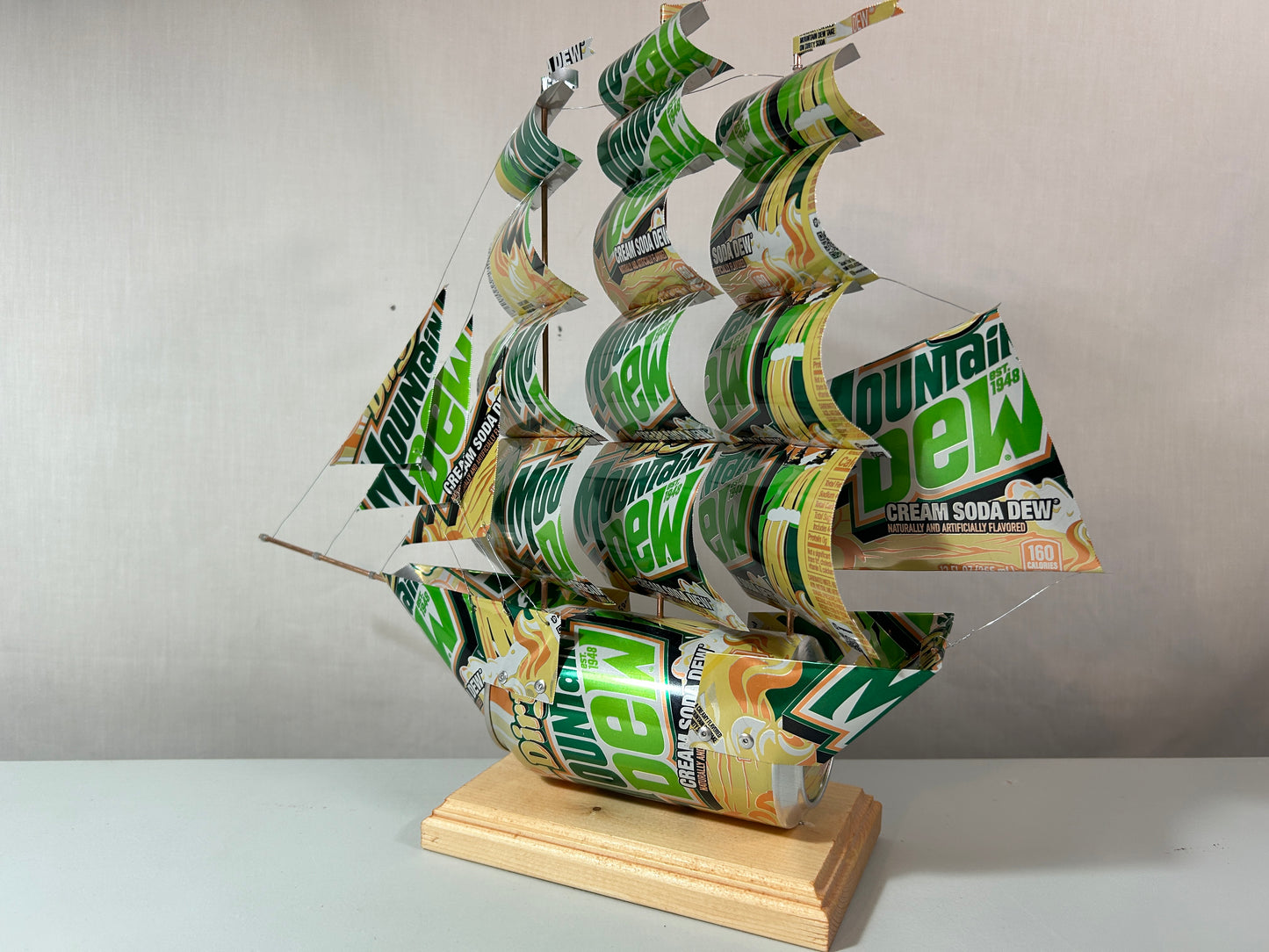 Mountain Dew Cream Soda Can Ship