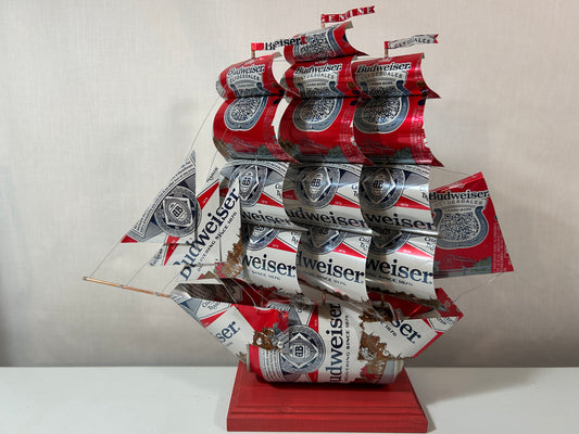 Anheuser Busch Budweiser Clydesdales Beer Can Ship