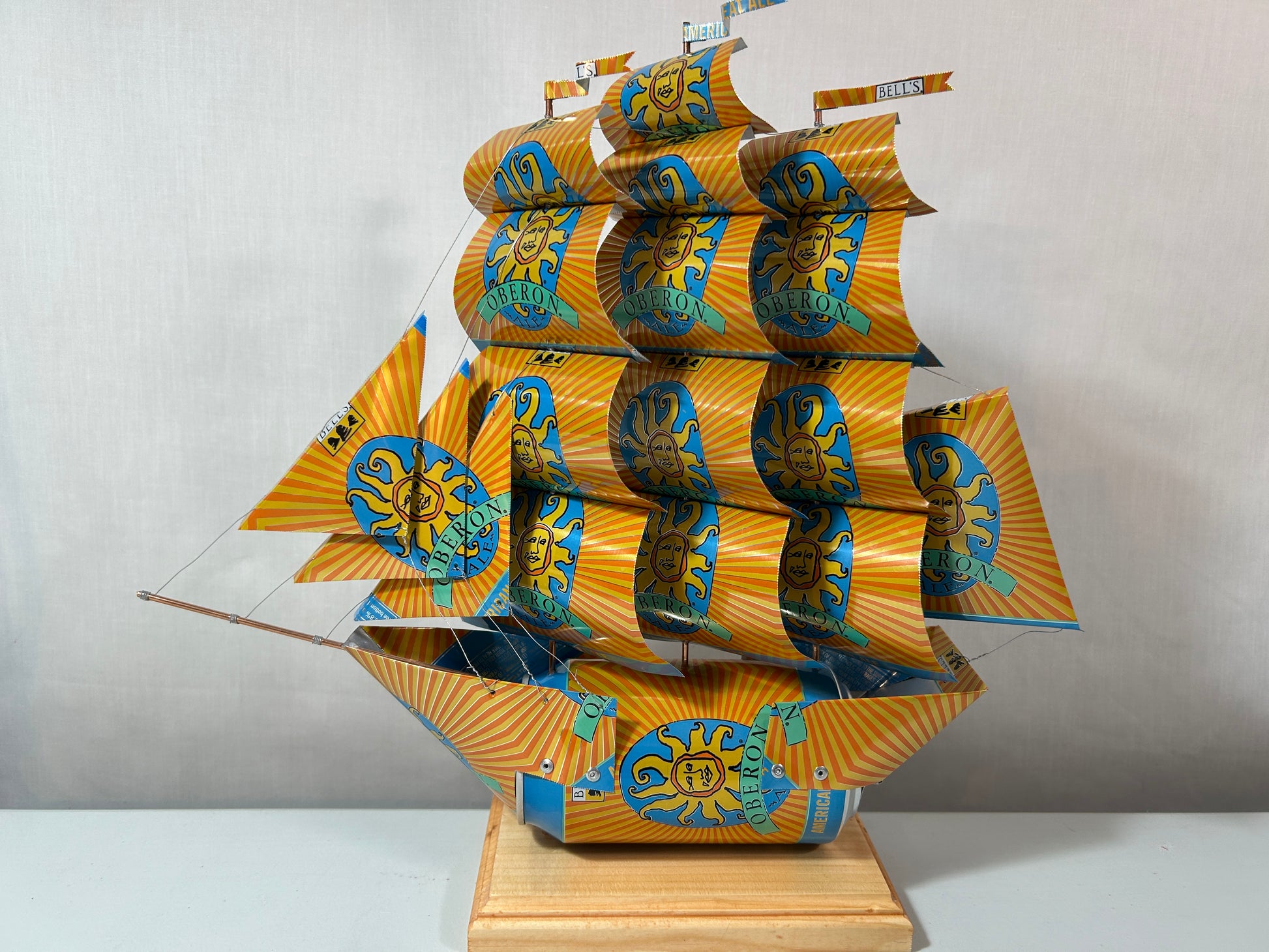 Bell's Oberon Ale Beer Can Ship