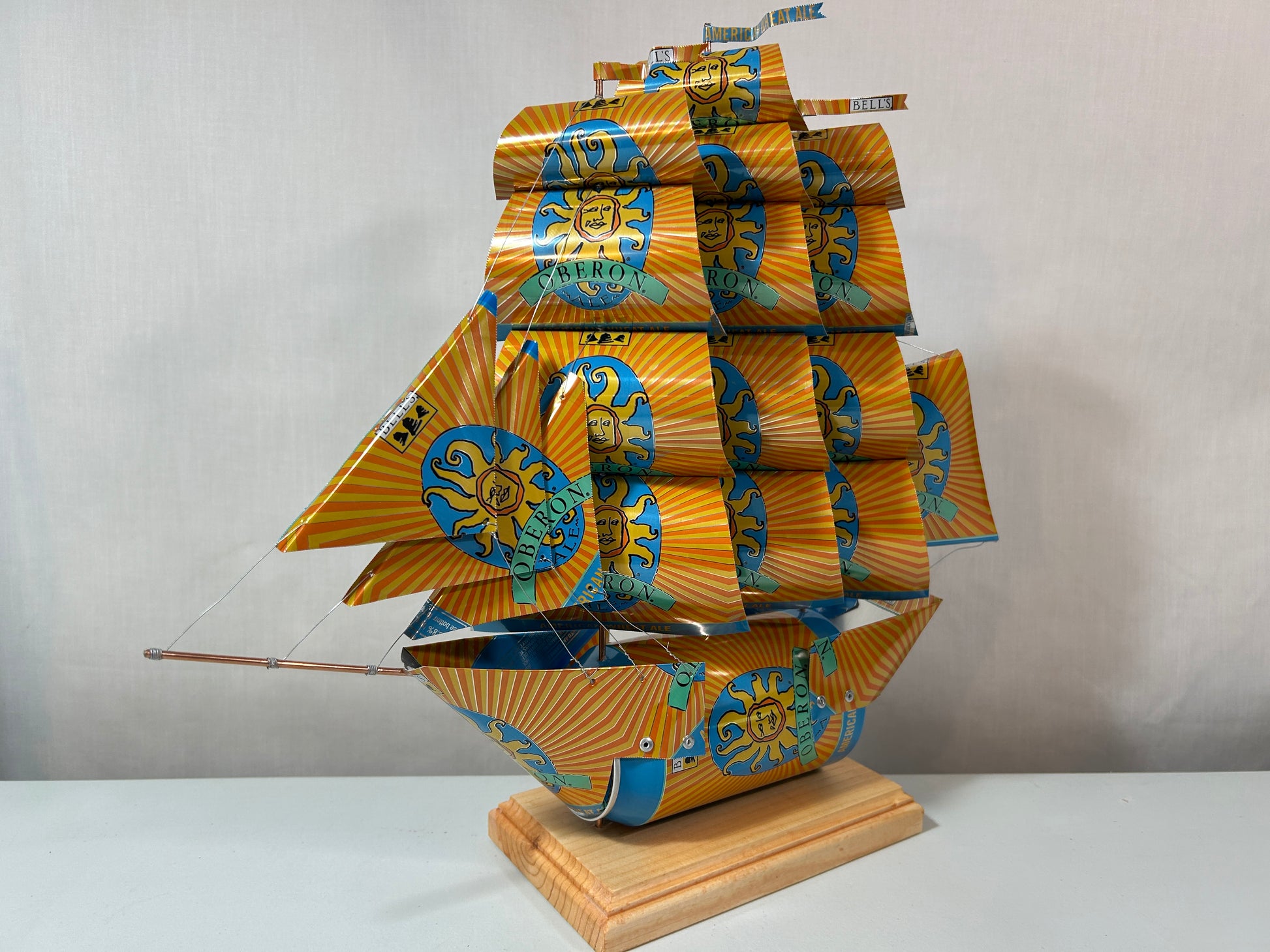Bell's Oberon Ale Beer Can Ship