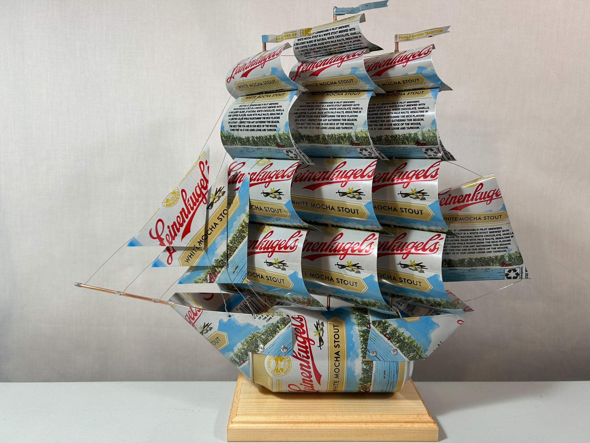 Leinenkugel's White Mocha Stout Beer Can Ship