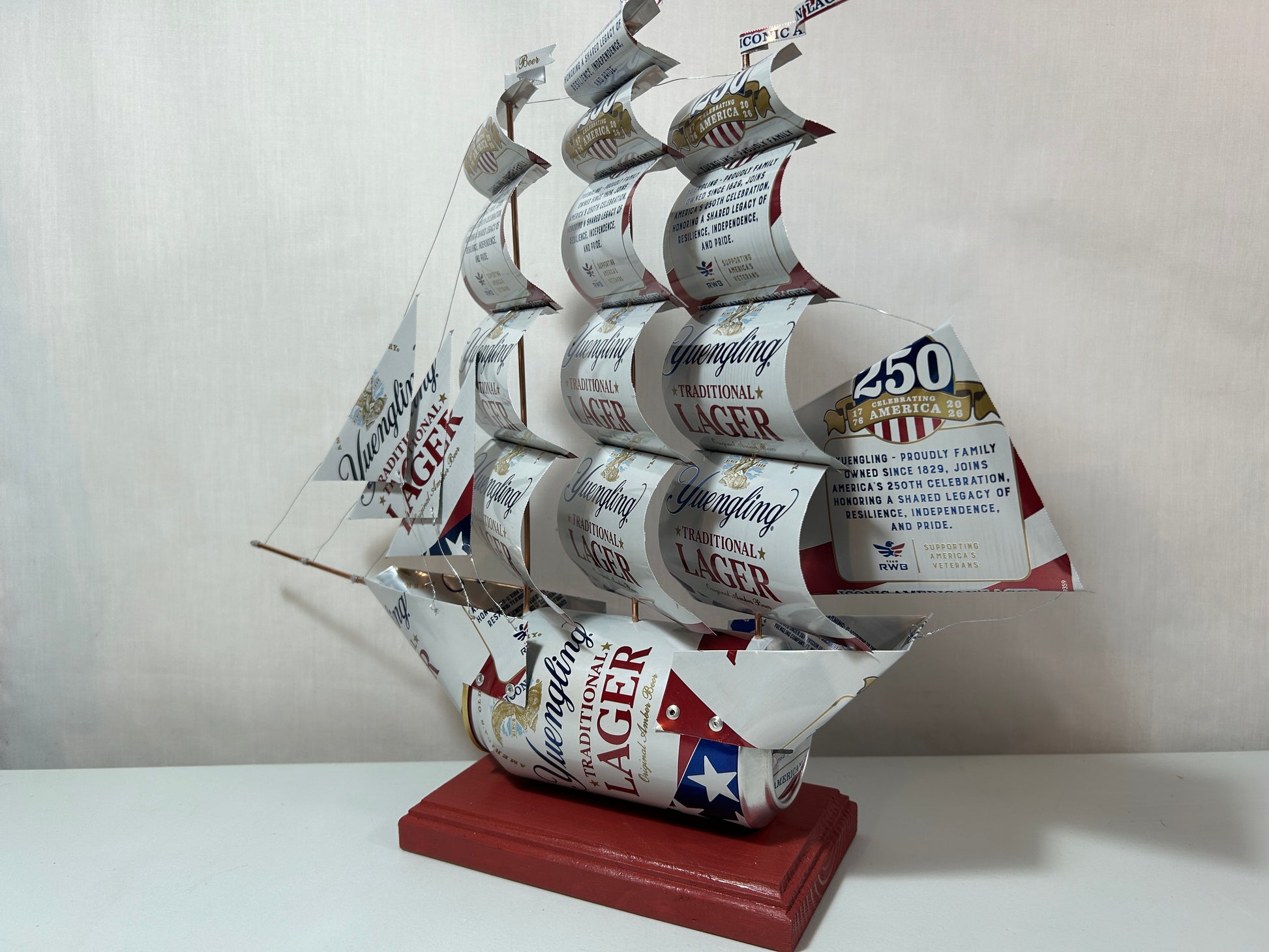 Yuengling Amber Lager Beer Can Ship