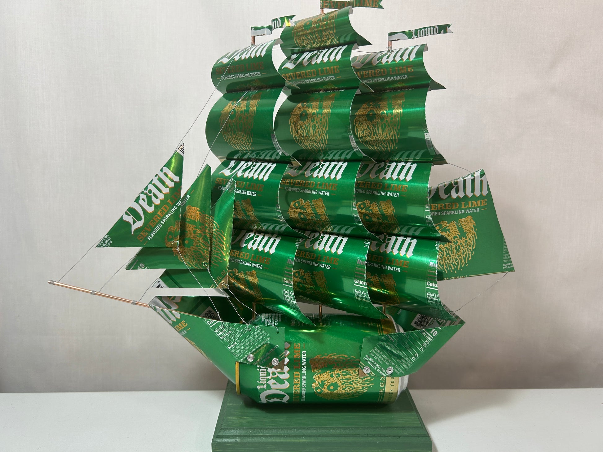 Liquid Death Severed Lime Sparkling Water Can Ship
