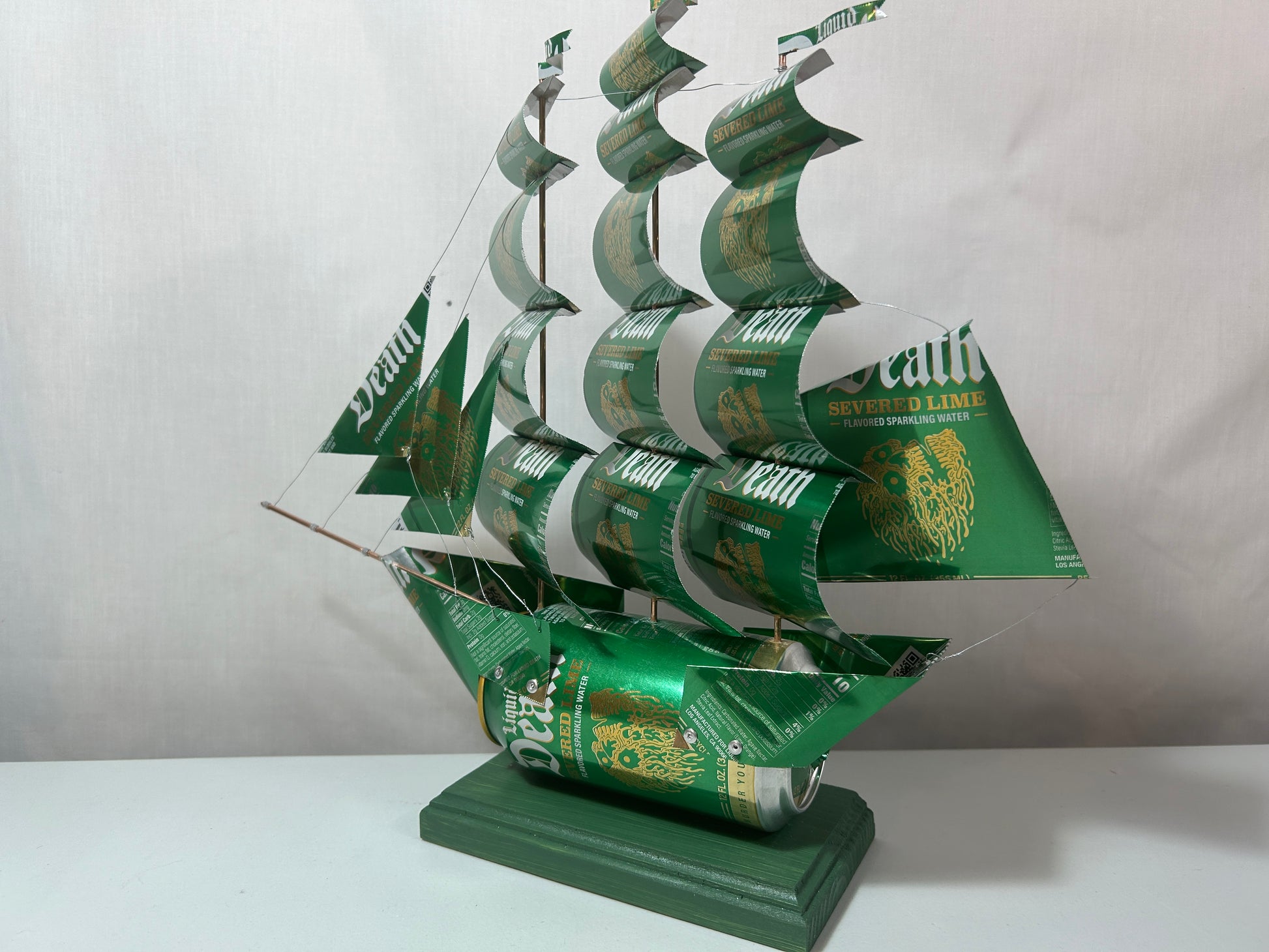 Liquid Death Severed Lime Sparkling Water Can Ship