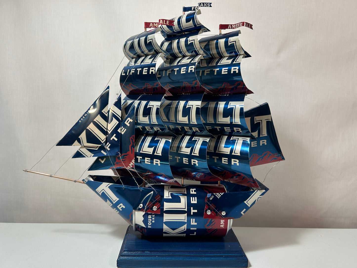 Kilt Lifter Amber Ale Beer Can Ship