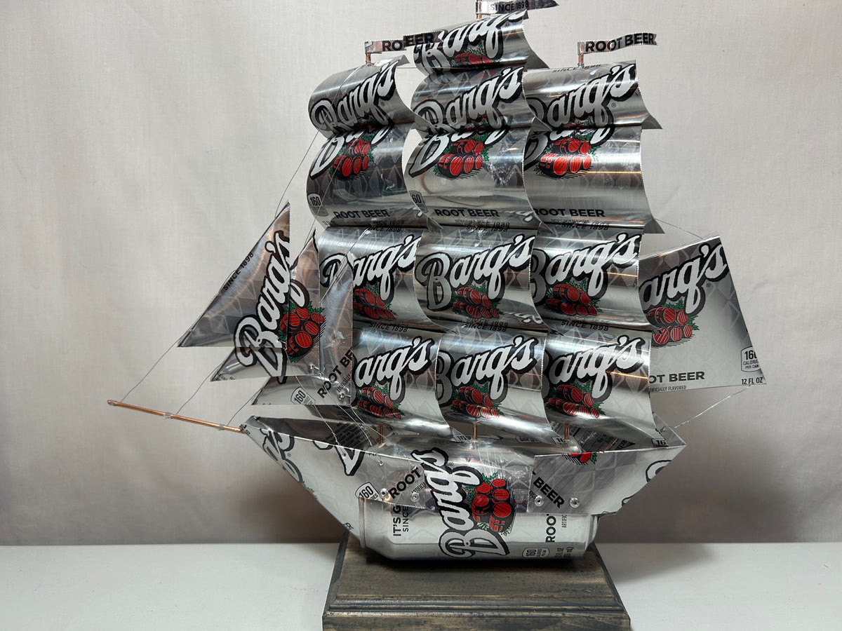 Barq's Root Beer Soda Can Ship