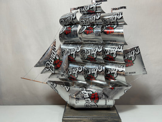 Barq's Root Beer Soda Can Ship