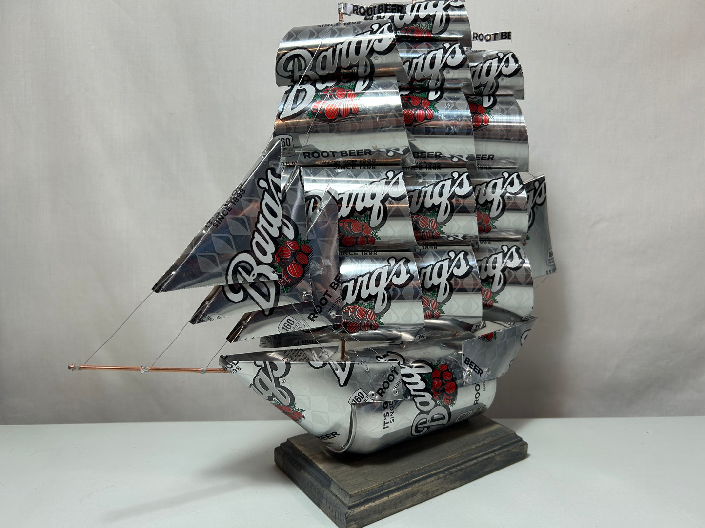Barq's Root Beer Soda Can Ship