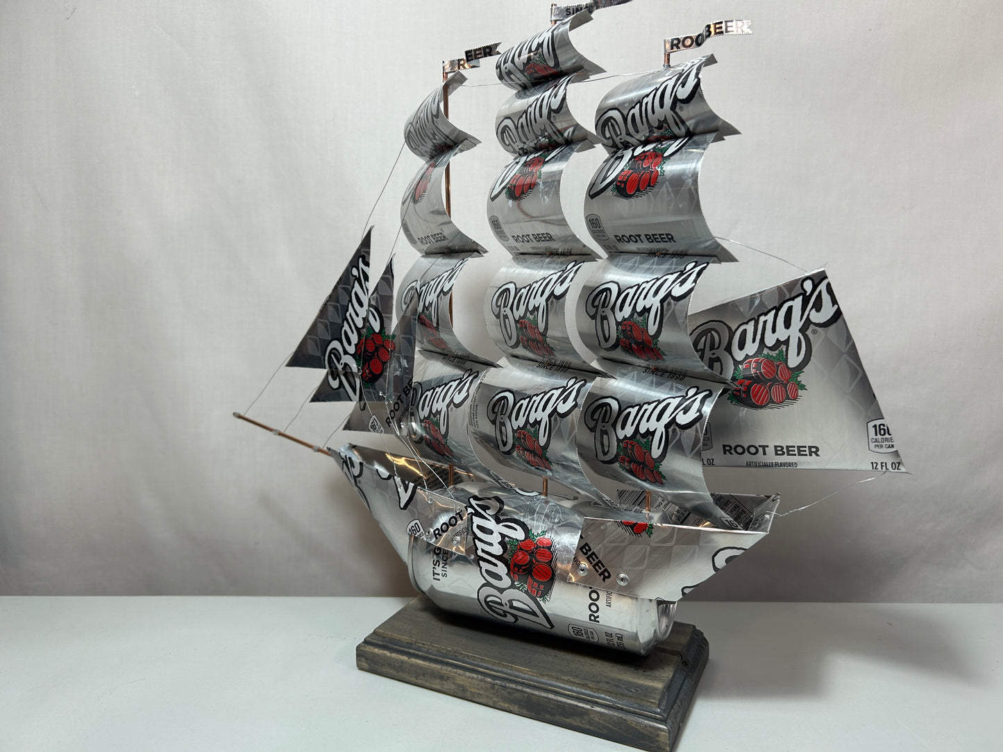 Barq's Root Beer Soda Can Ship