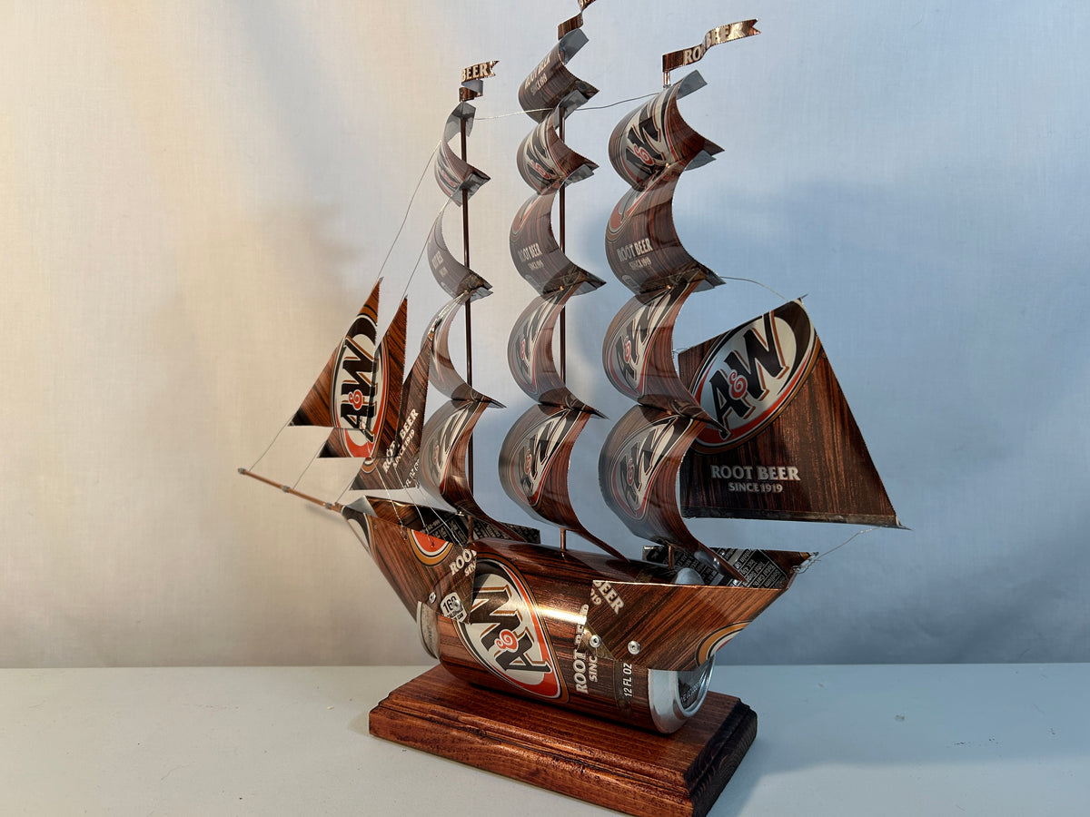 A&W Root Beer Soda Can Ship