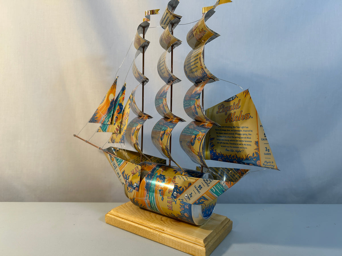 Kona Brewing Co Mai Time Light Beer Can Ship