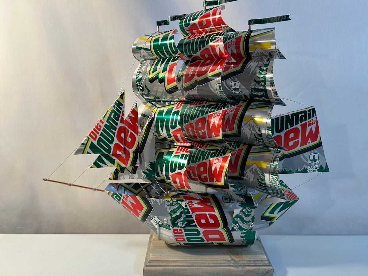 Mountain Dew Diet Soda Can Ship
