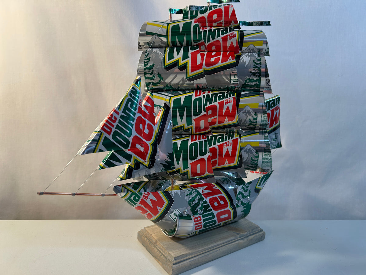 Mountain Dew Diet Soda Can Ship