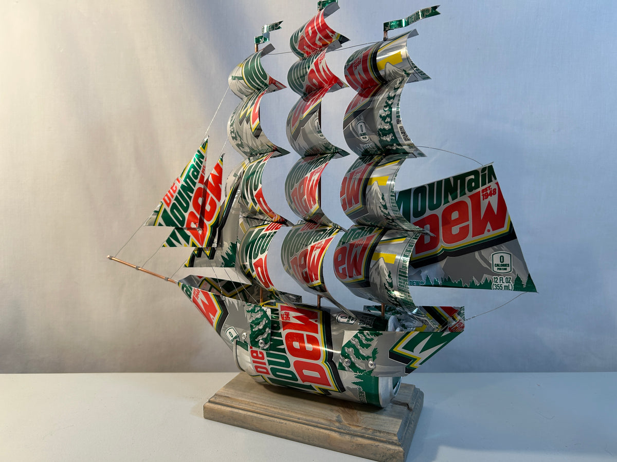 Mountain Dew Diet Soda Can Ship