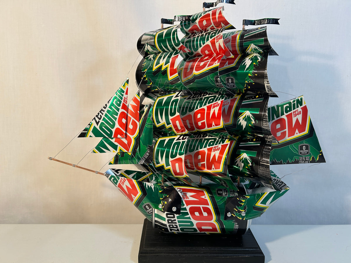 Mountain Dew Zero Sugar Soda Can Ship
