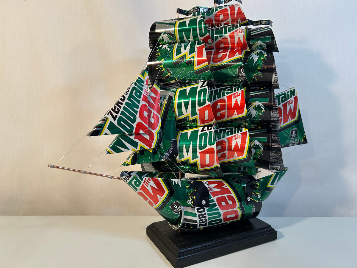 Mountain Dew Zero Sugar Soda Can Ship
