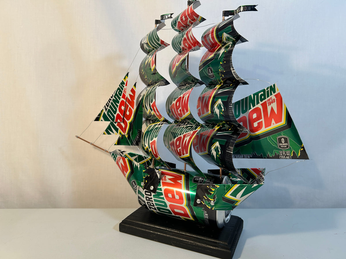 Mountain Dew Zero Sugar Soda Can Ship