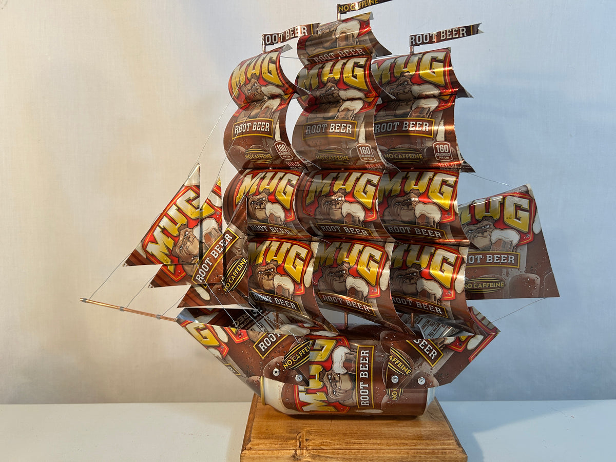 Mug Root Beer Soda Can Ship