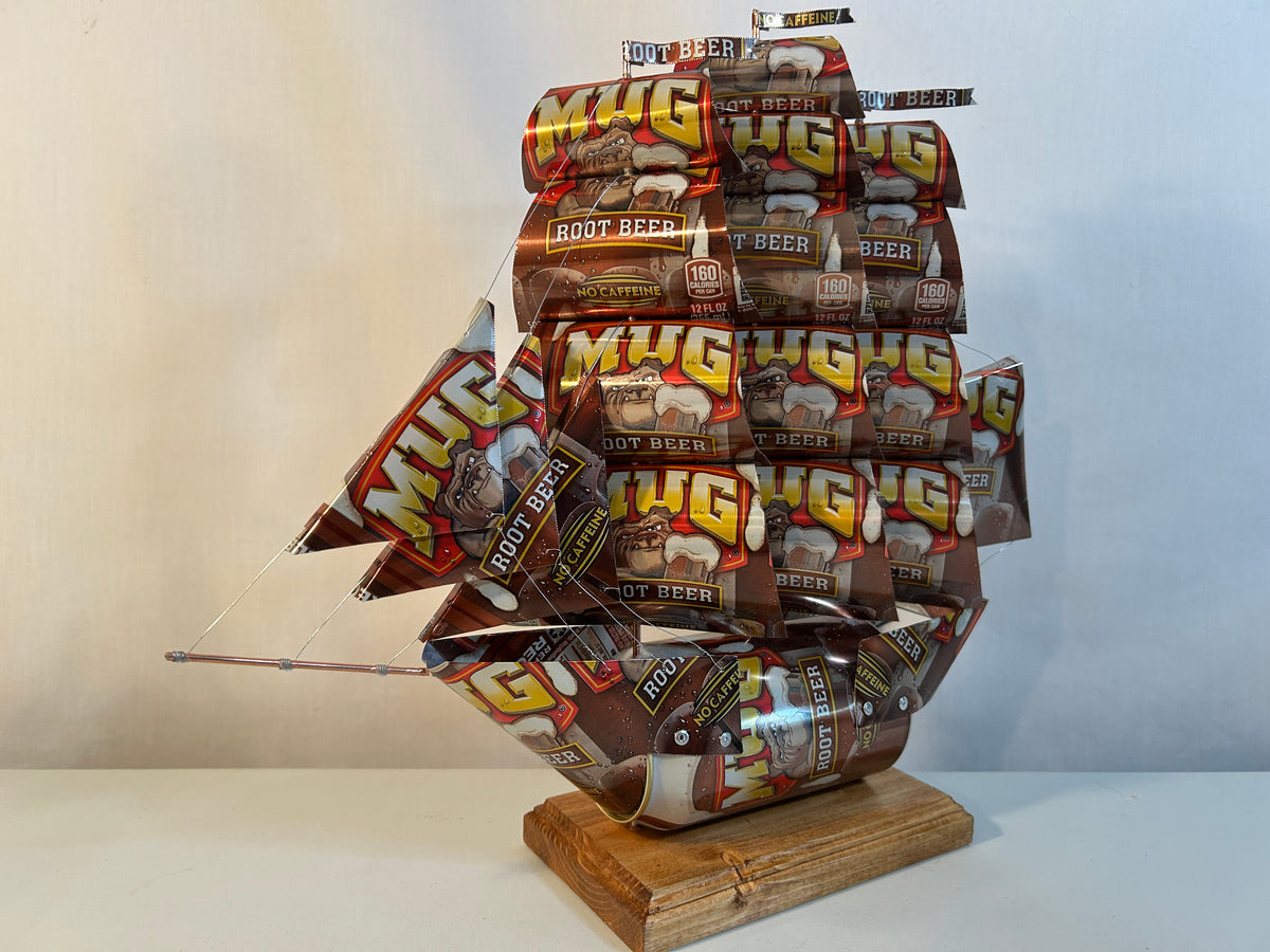 Mug Root Beer Soda Can Ship