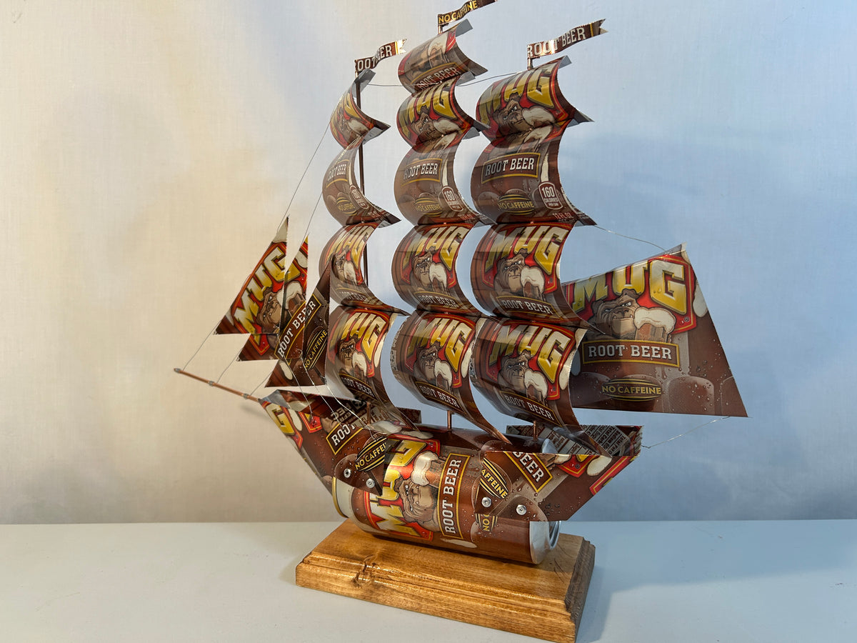 Mug Root Beer Soda Can Ship