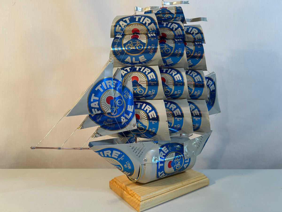 New Belgium Fat Tire Amber Ale Beer Can Ship