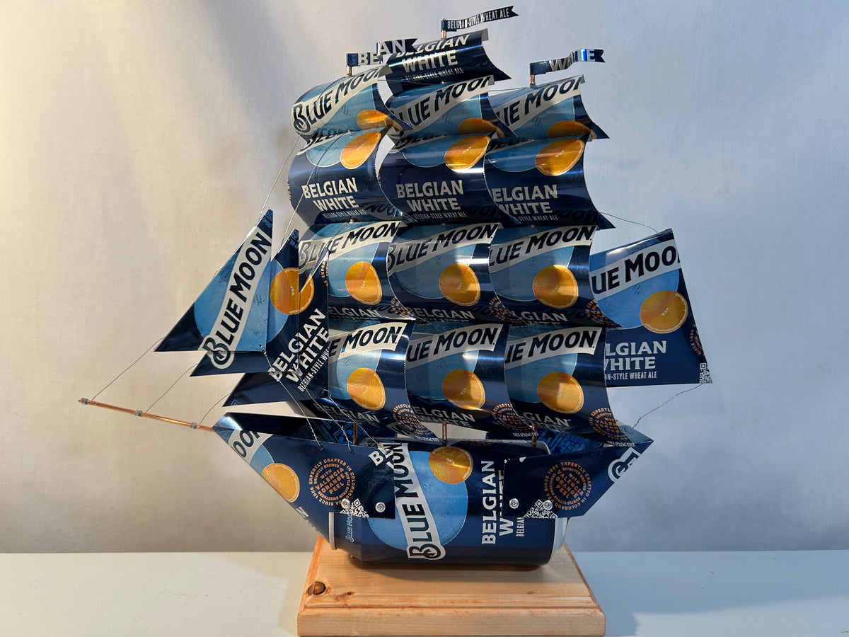 Blue Moon Belgian White Beer Can Ship
